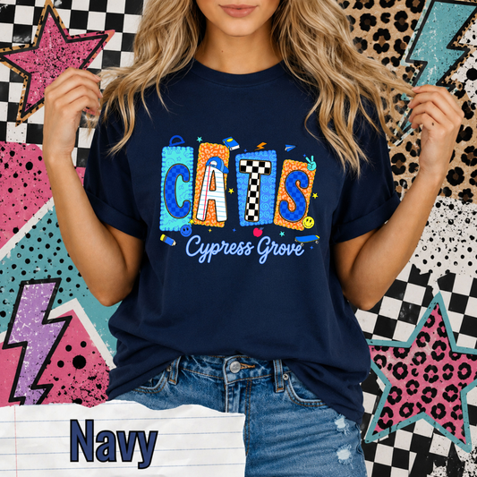 Cats Retro Squares