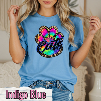Cats Tie Dye Paw