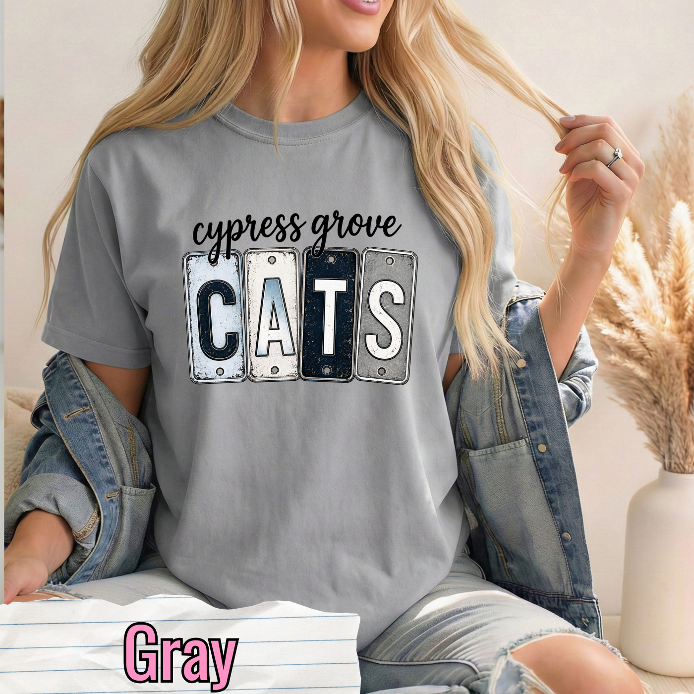Cypress Grove Cats License Plate