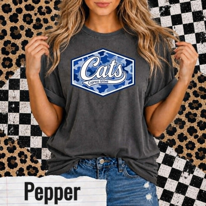 Blue CG Cat Camo
